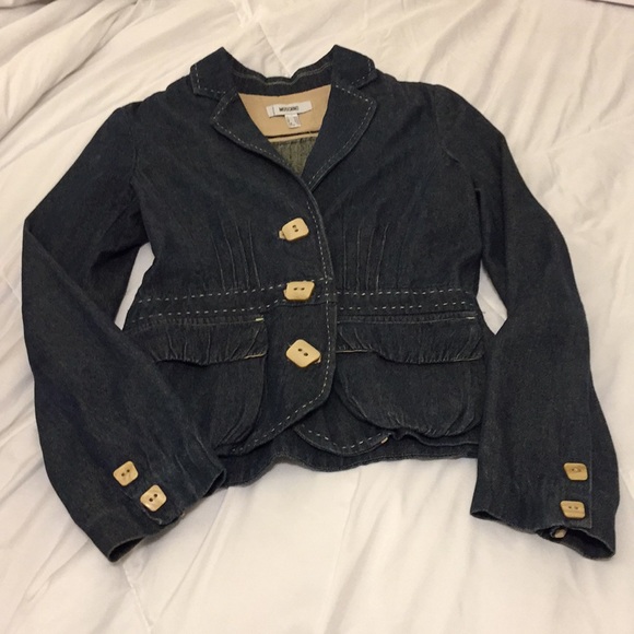 Moschino Jackets & Blazers - MOSCHINO Jean Jacket Size 4